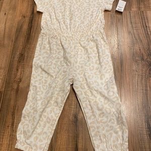 Leopard print romper